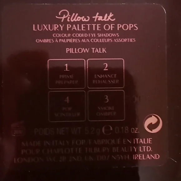 Charlotte Tilbury Pillow Talk Luxury Palette Of Pops eyeshadow